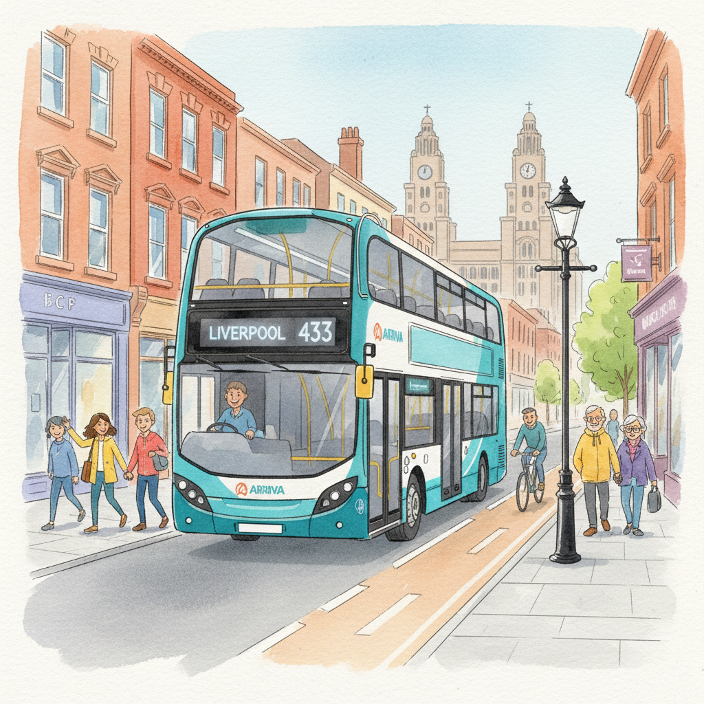 Arriva North West Adapts 4 Routes for Liverpool Works