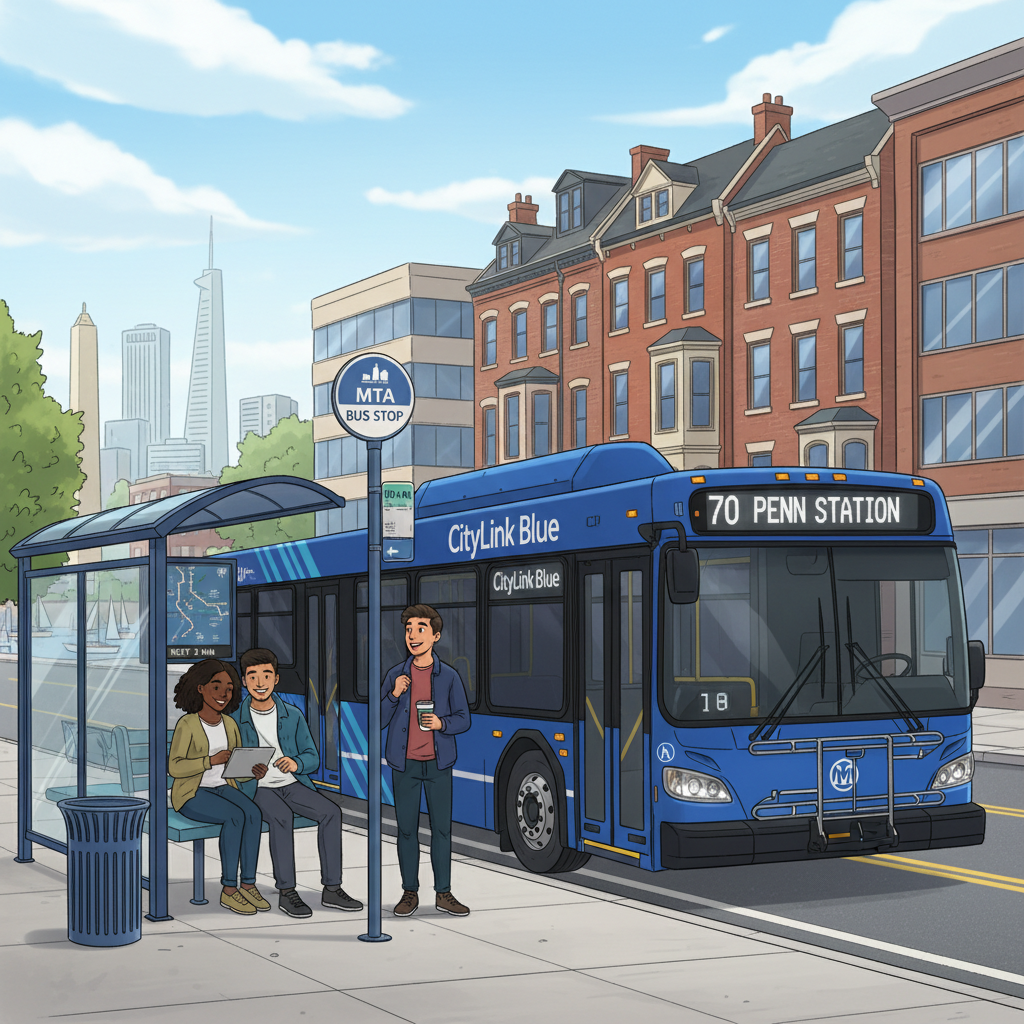 Baltimore CityLink Blue Adapts Route to Keep Riders Moving