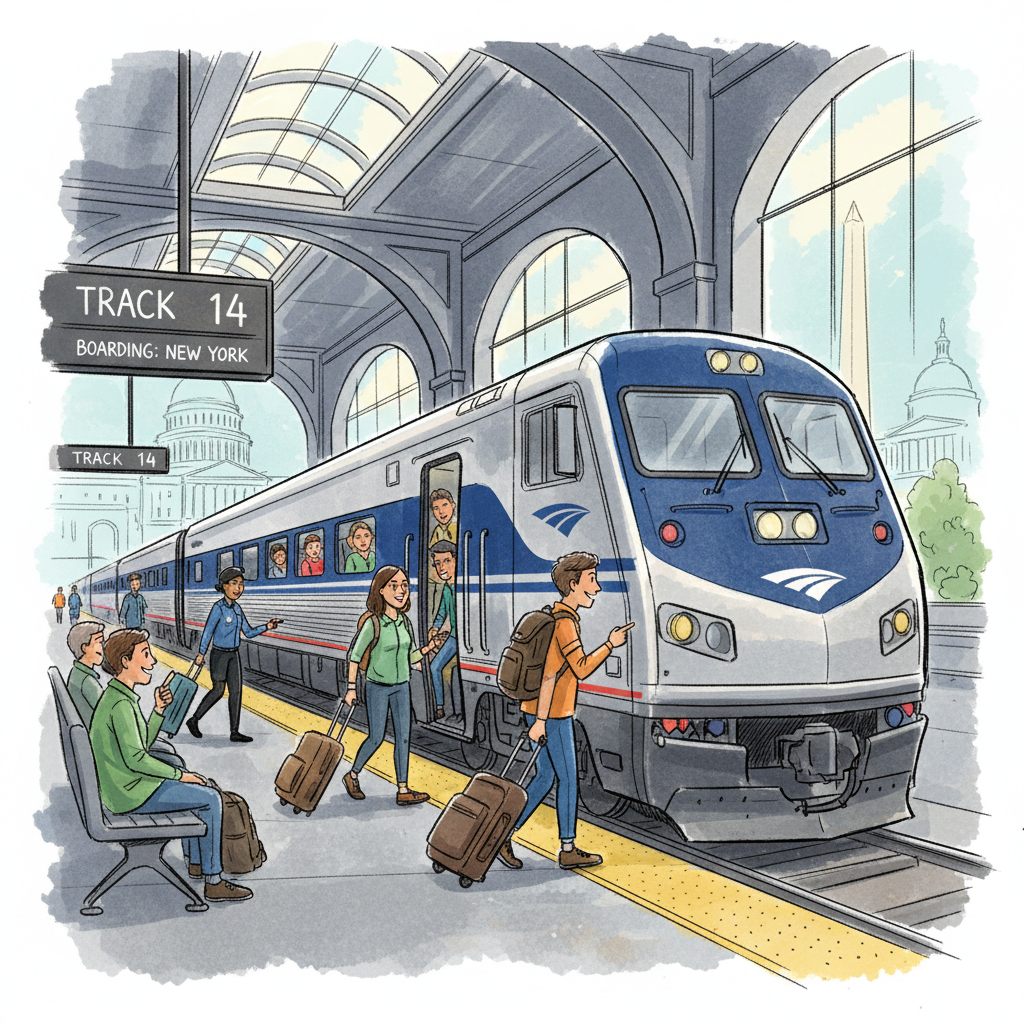 Amtrak Keeps DC-Maryland-Virginia Connected