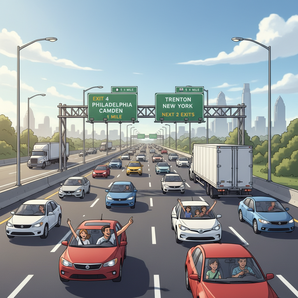 NJ Turnpike Reopens After Crash Near Philadelphia