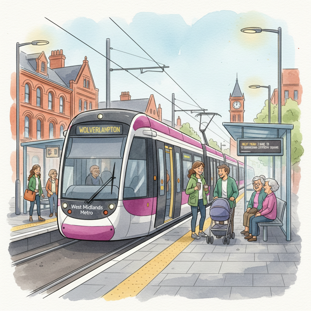 West Midlands Tram Departs Early, Sparks Service Review