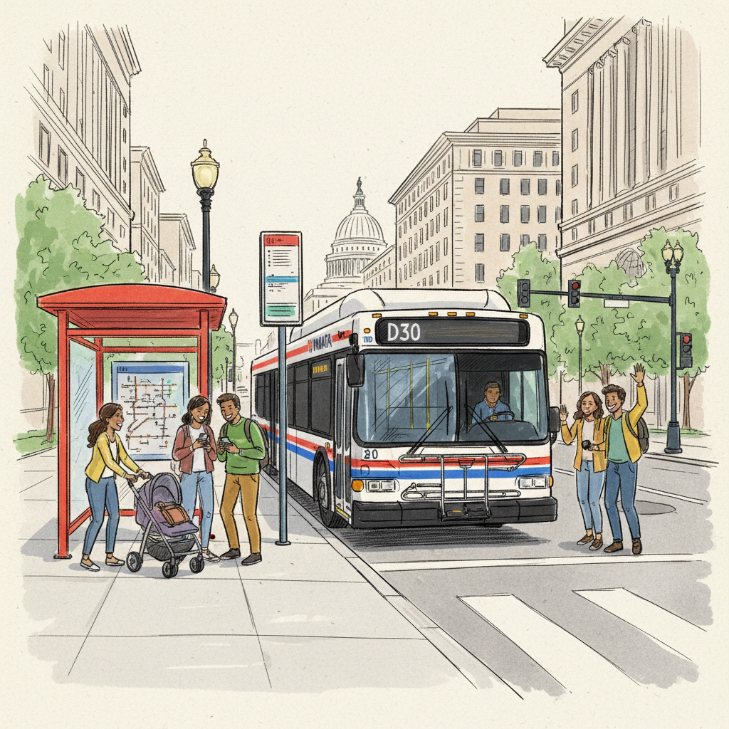 D30 Stop Closed — Nearby Alternatives Keep DC Moving