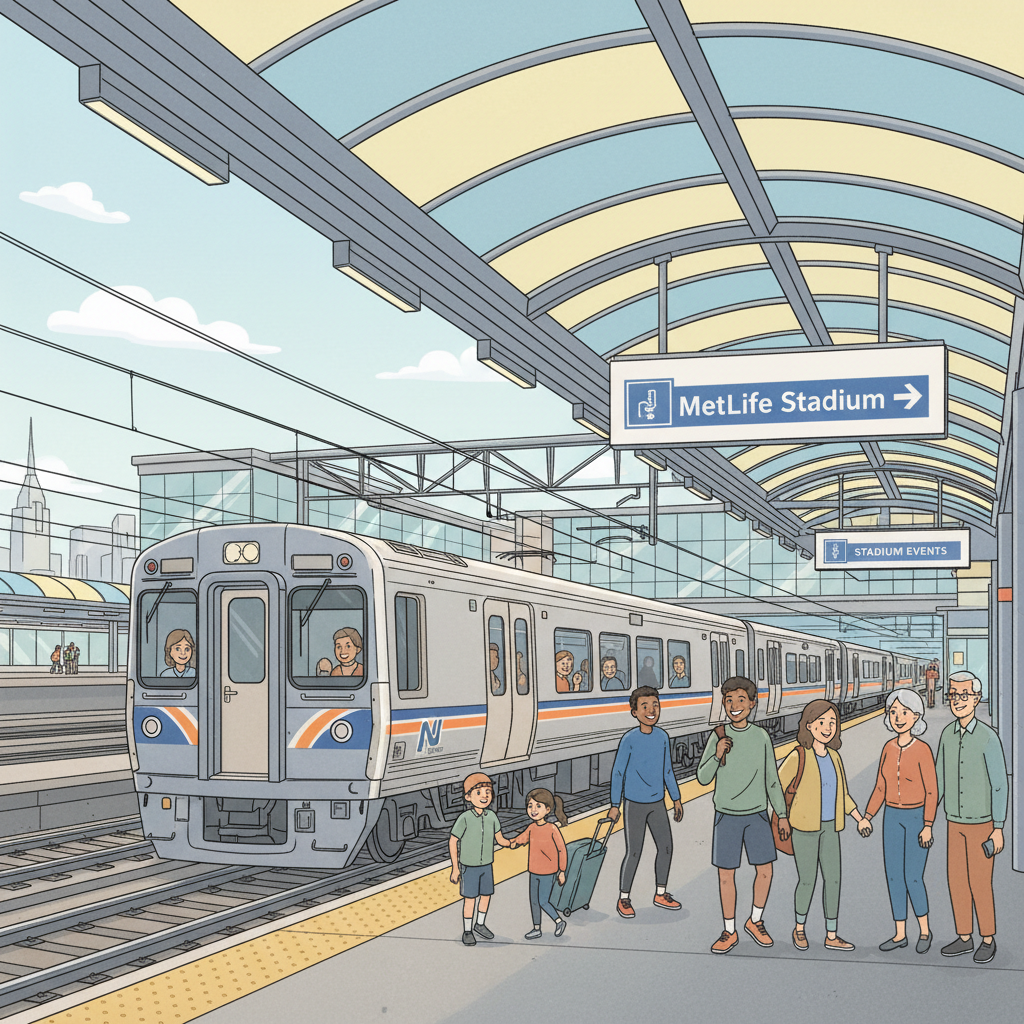 NJ TRANSIT Adds Game Day Trains to MetLife Stadium