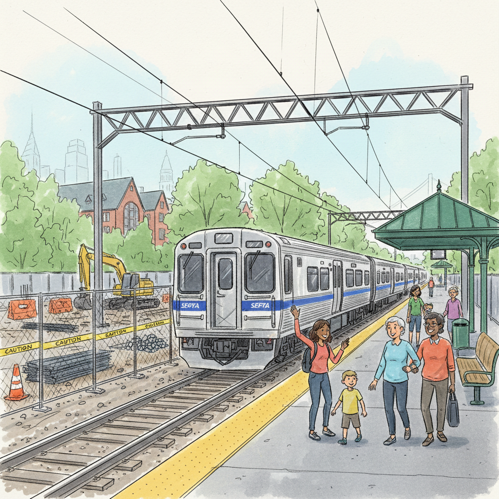 Philadelphia's Swarthmore Station Gets Accessible Upgrade