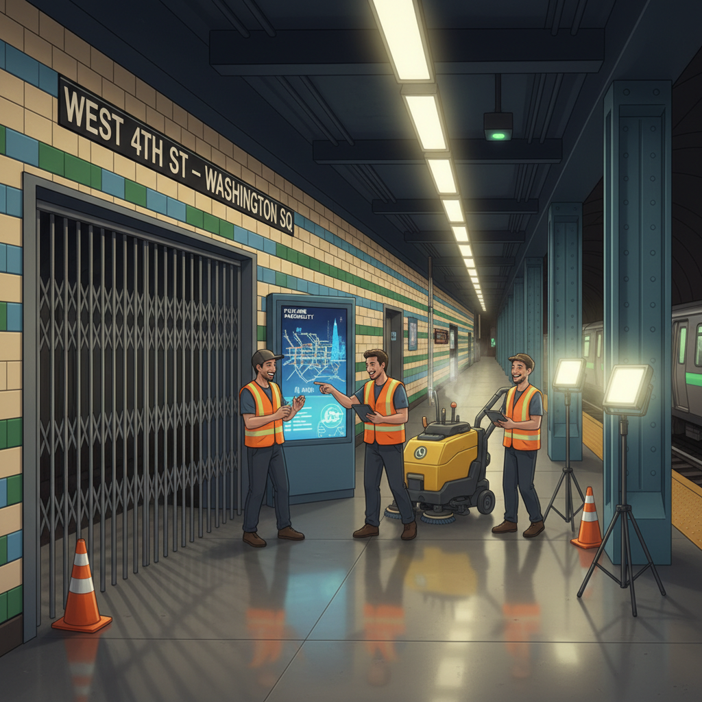 NYC Subway Upgrades Two Stations Overnight