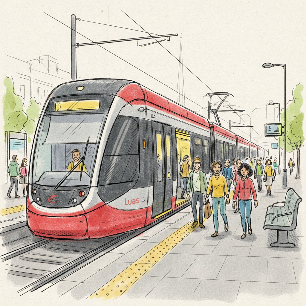 Ireland Luas Tram Gets Quick Maintenance Response