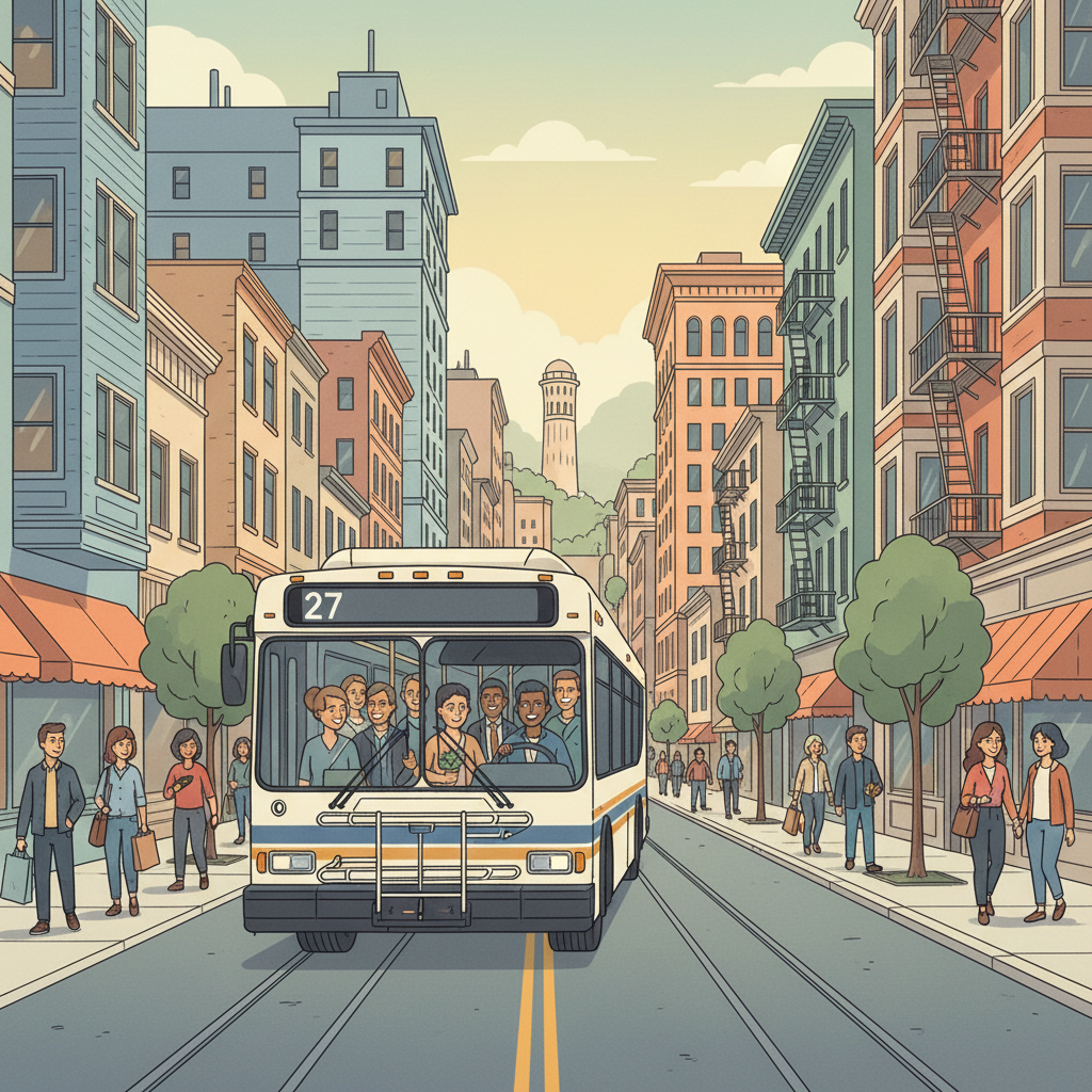 SF Route 27 Adapts to Downtown Fire Operation