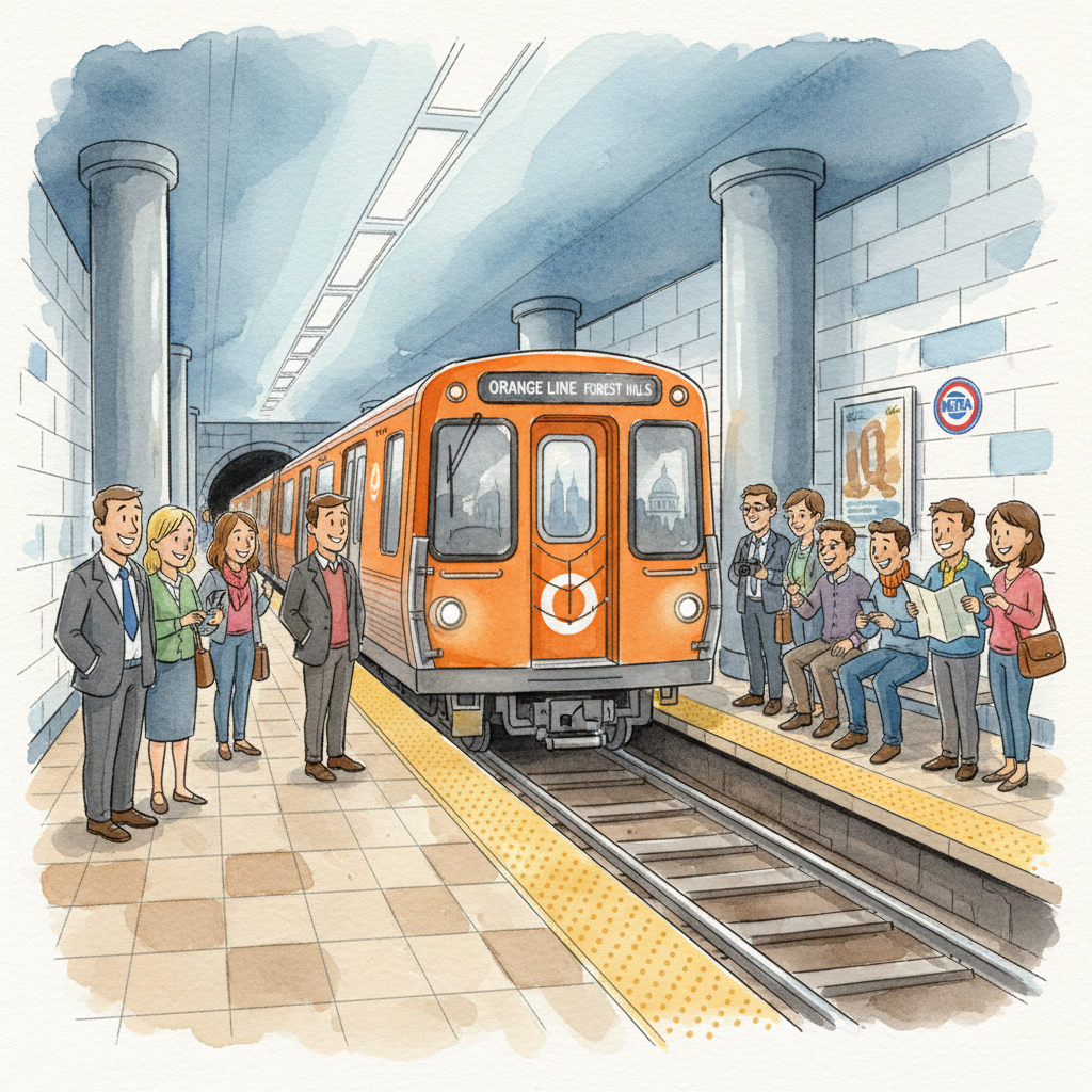 Boston Orange Line Back on Track After Brief Delay