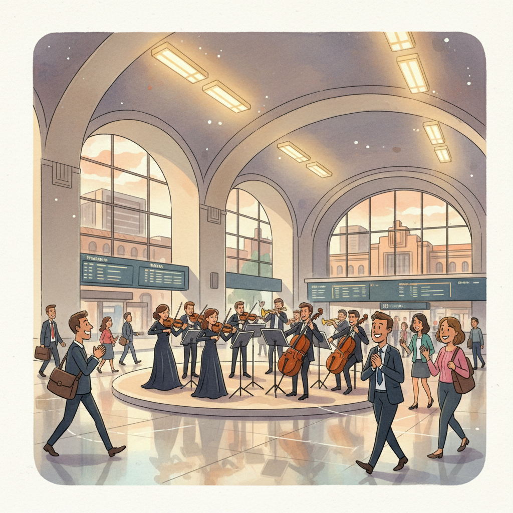 NYC-NJ Transit Brings Holiday Music to Commuters