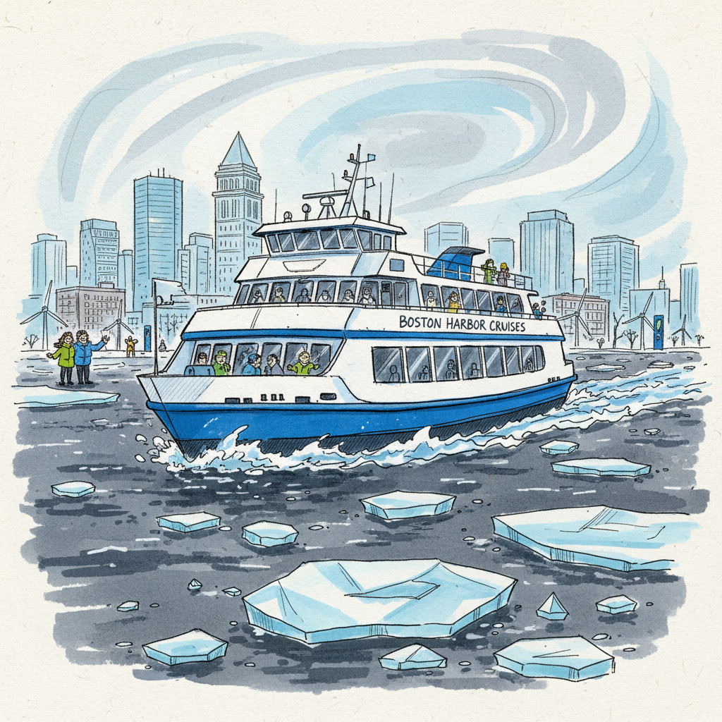 Boston Harbor Ice Disrupts Ferries — Service Adapts