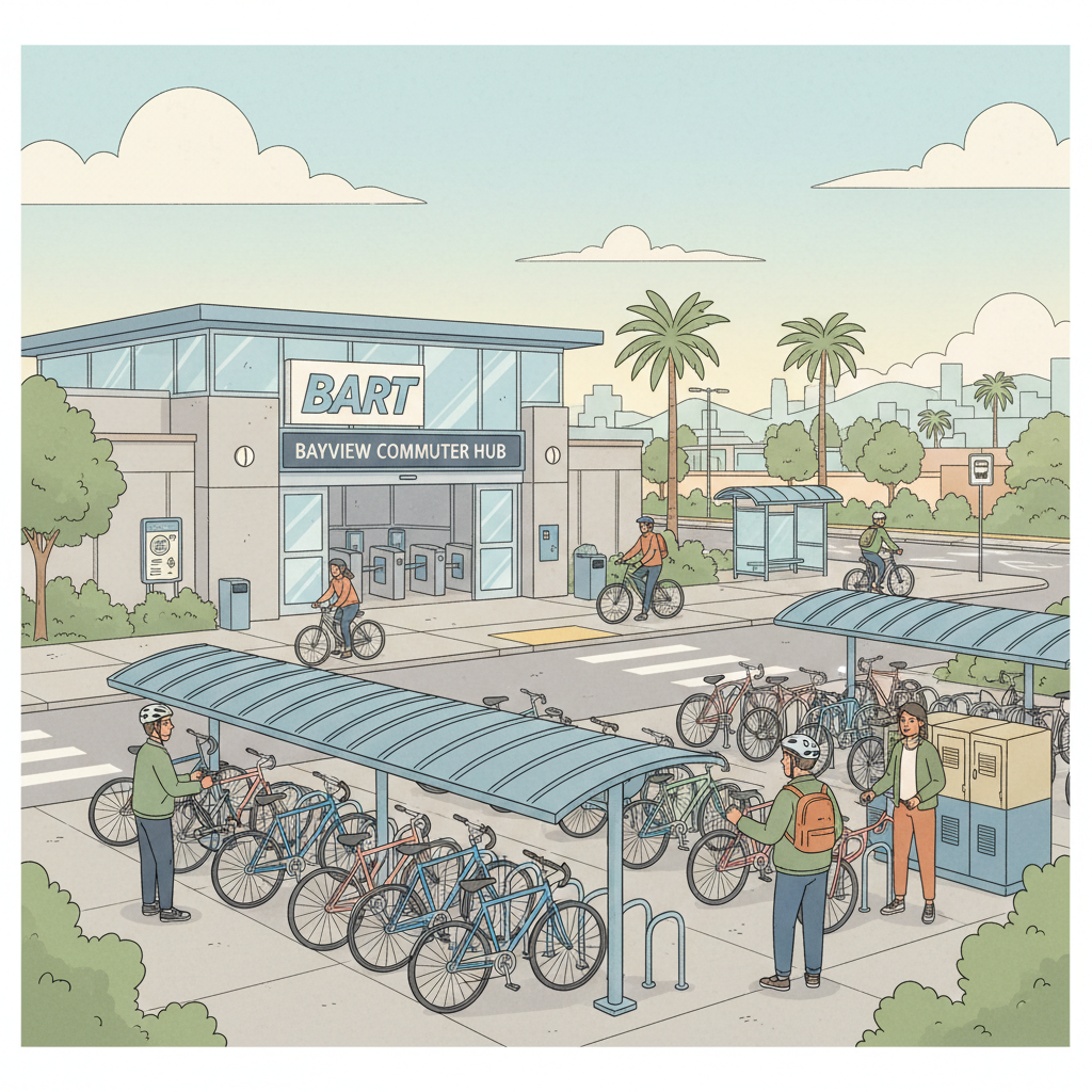 SF BART Adds Bike Lanes to Boost Station Access