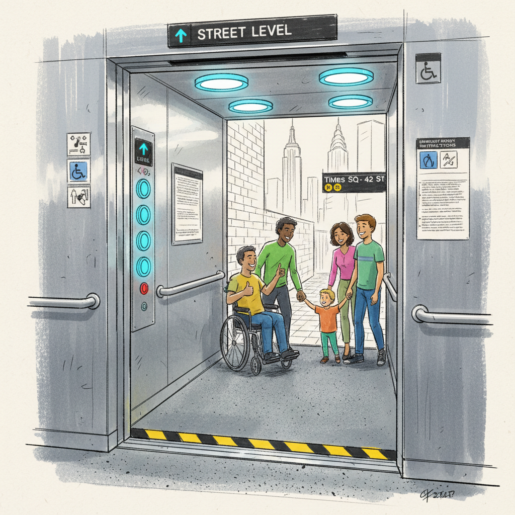 NYC Elevators Upgraded, Access Expands at Euclid Av
