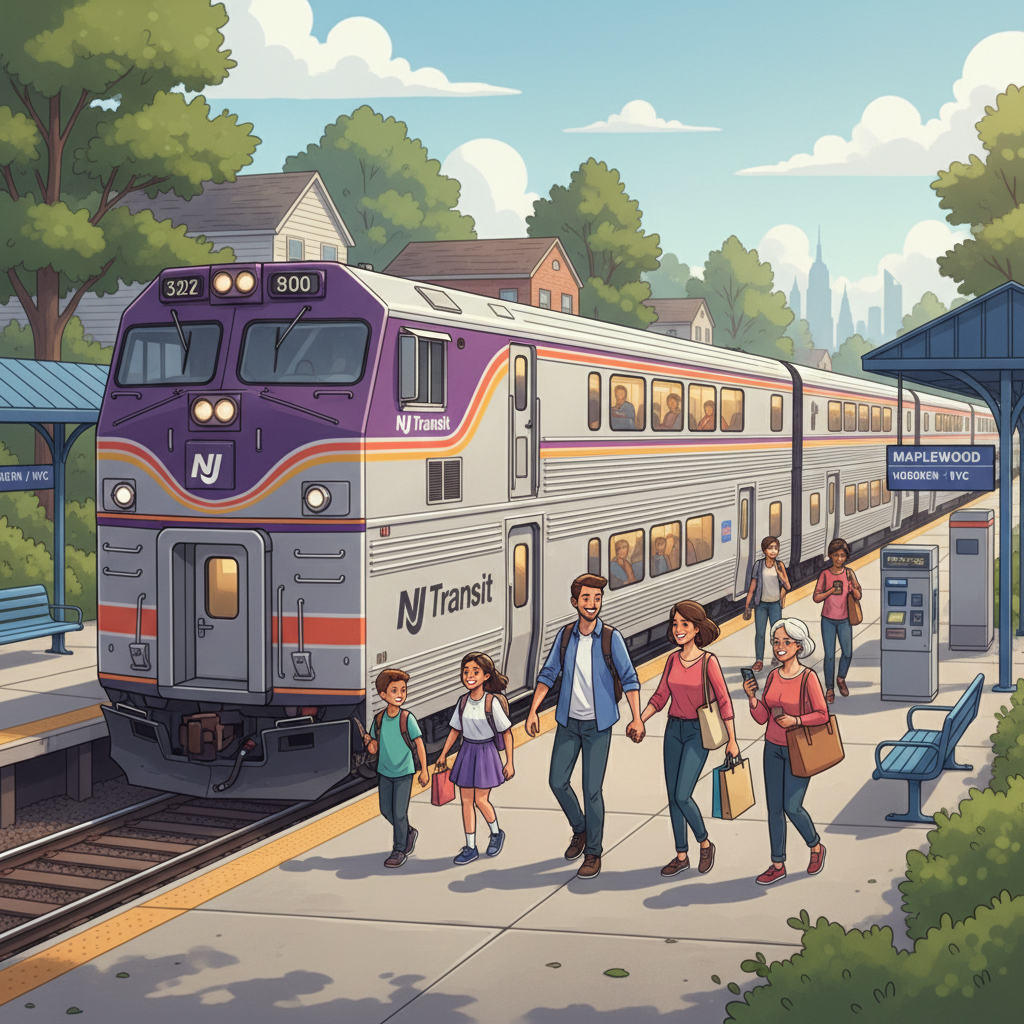 NJ Transit Maps Food Spots to Boost Leisure Travel