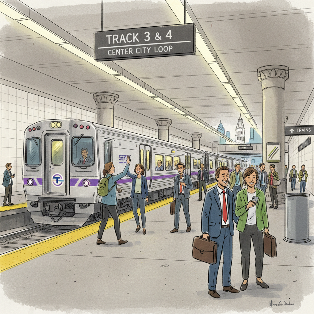 Philadelphia Rail Adapts After Switch Repairs