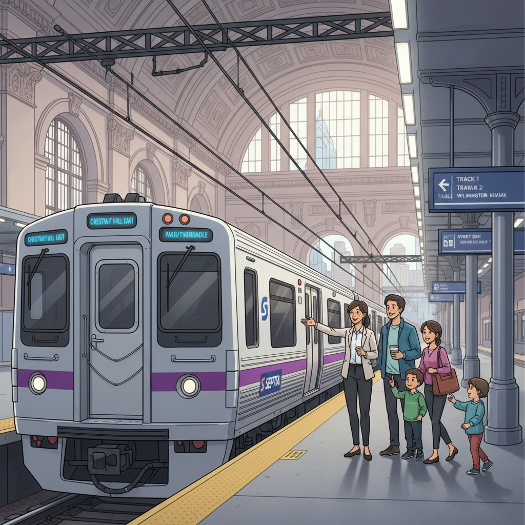 Philadelphia SEPTA Keeps Trains Moving Despite Delays