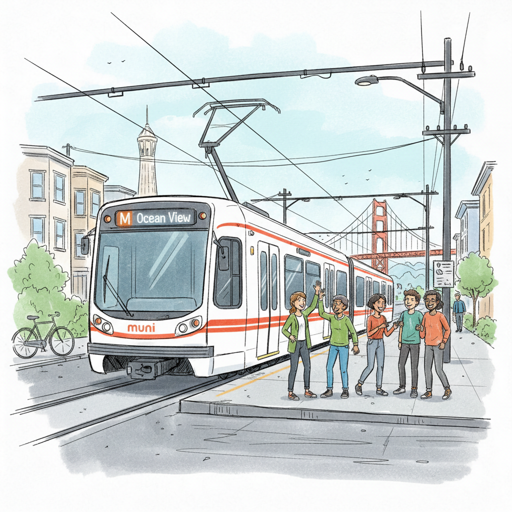 SF Muni M Line Back on Track After Quick Fix