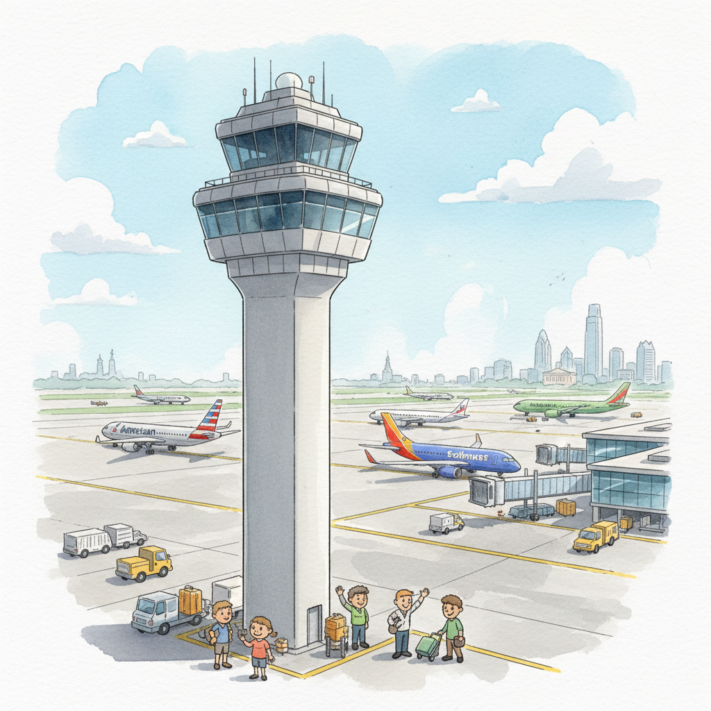 Philadelphia Airport Adapts as Controllers Keep Skies Safe