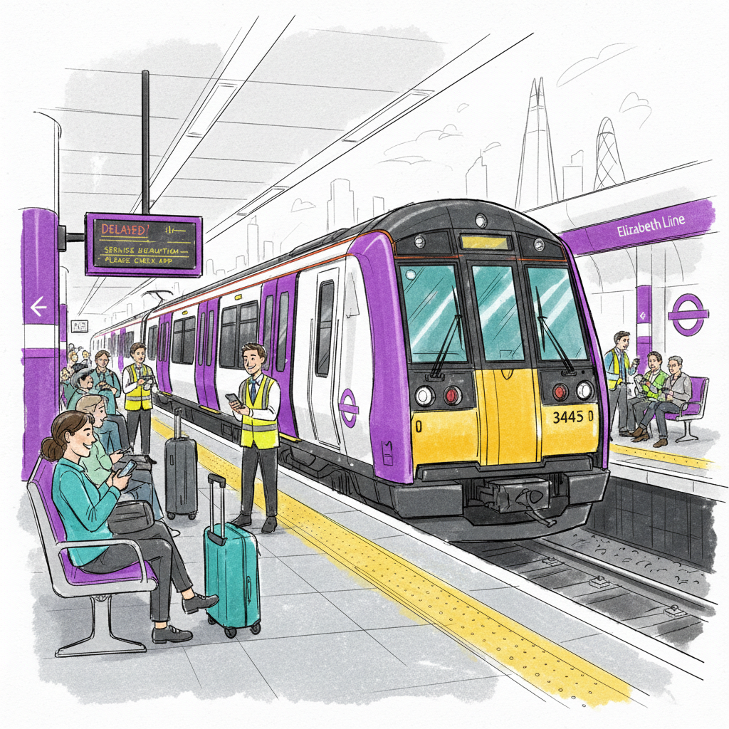 Elizabeth Line Adapts After Points Failure