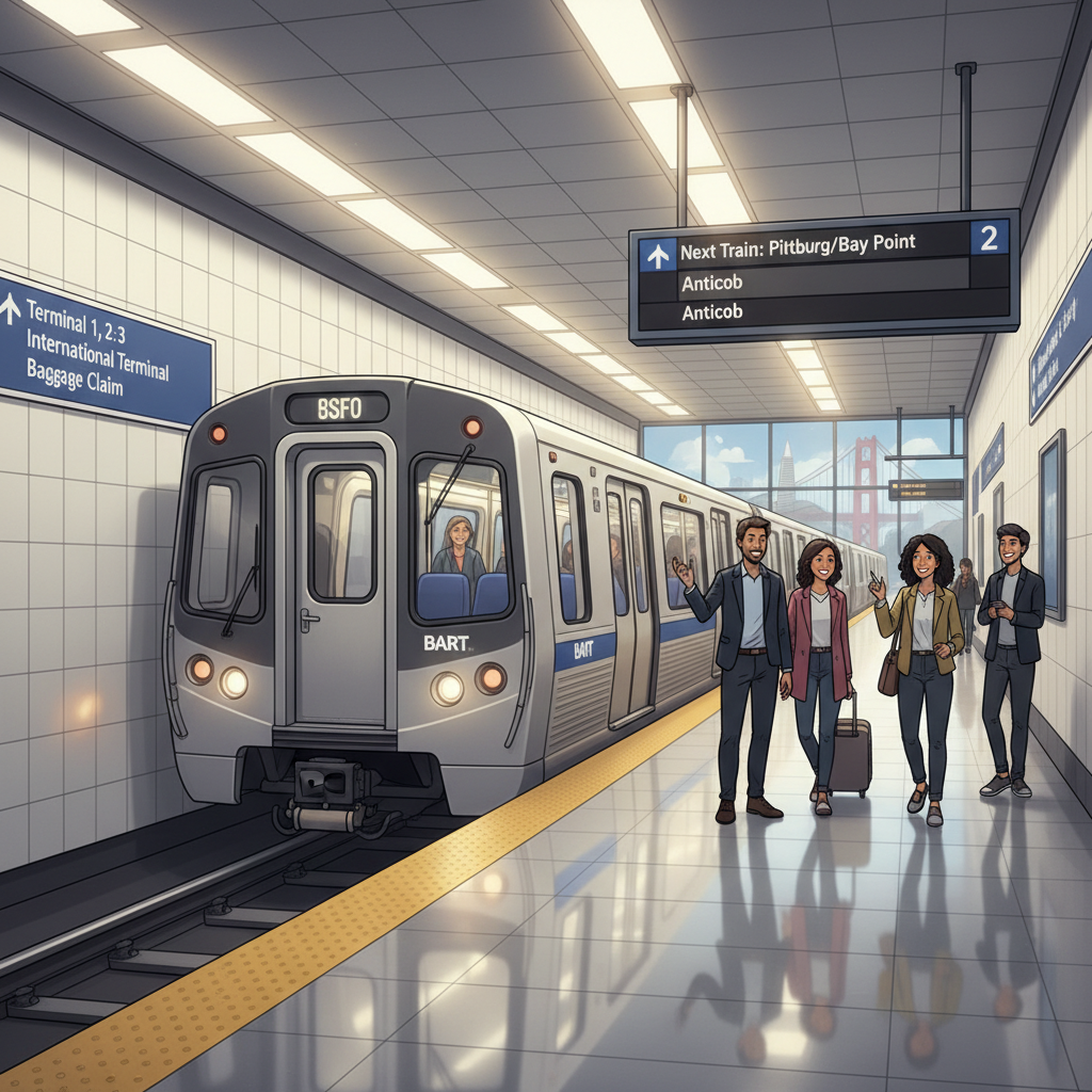 SF BART Upgrades Airport Line for Safer Travel