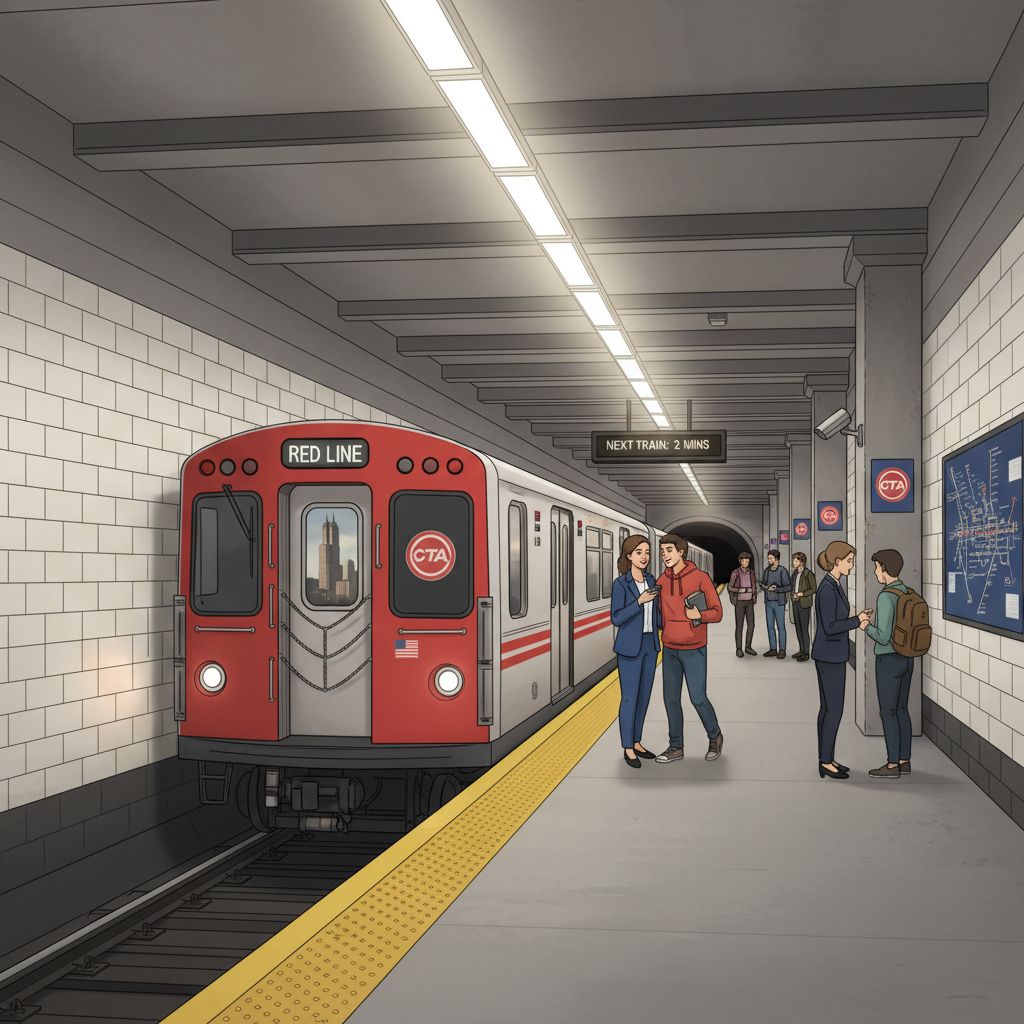Chicago Red Line Adapts With Single-Track Solution