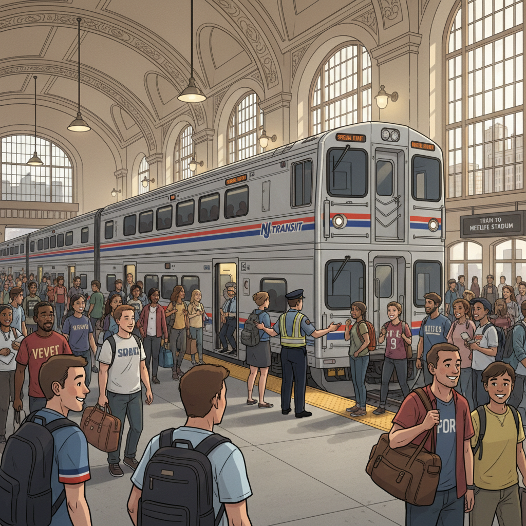 NYC-NJ Transit Adds Game Day Trains to MetLife