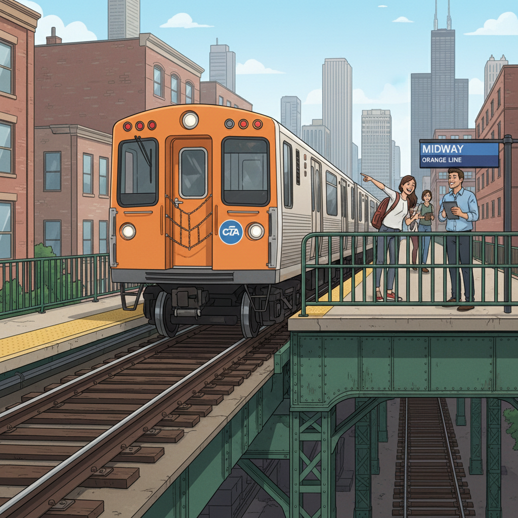 Chicago Orange Line Adapts for Track Upgrades