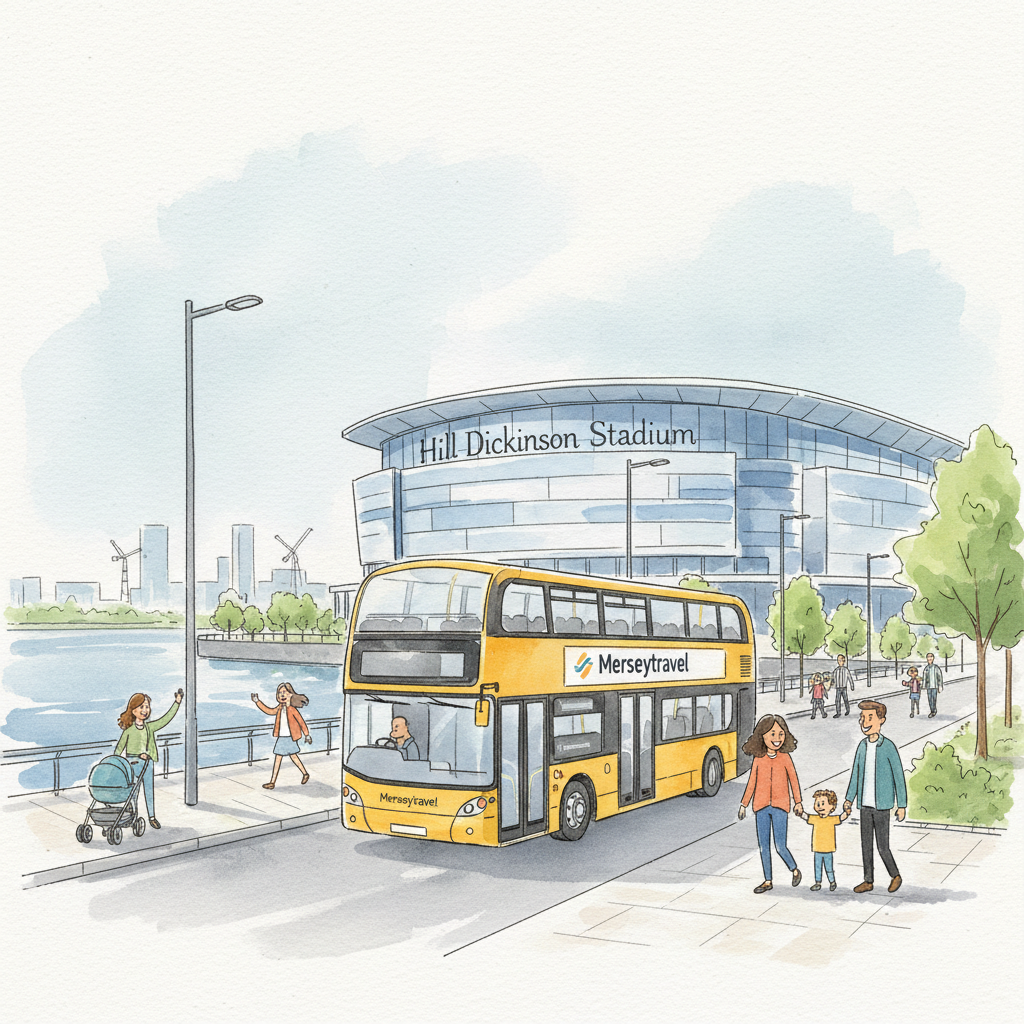 Merseytravel Guides Fans to Everton's New Stadium