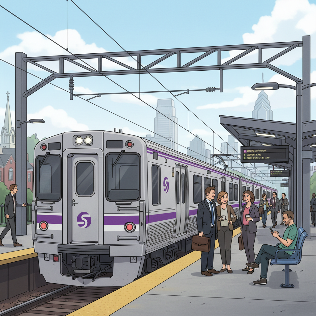 Philadelphia Train Delay Tracked in Real Time