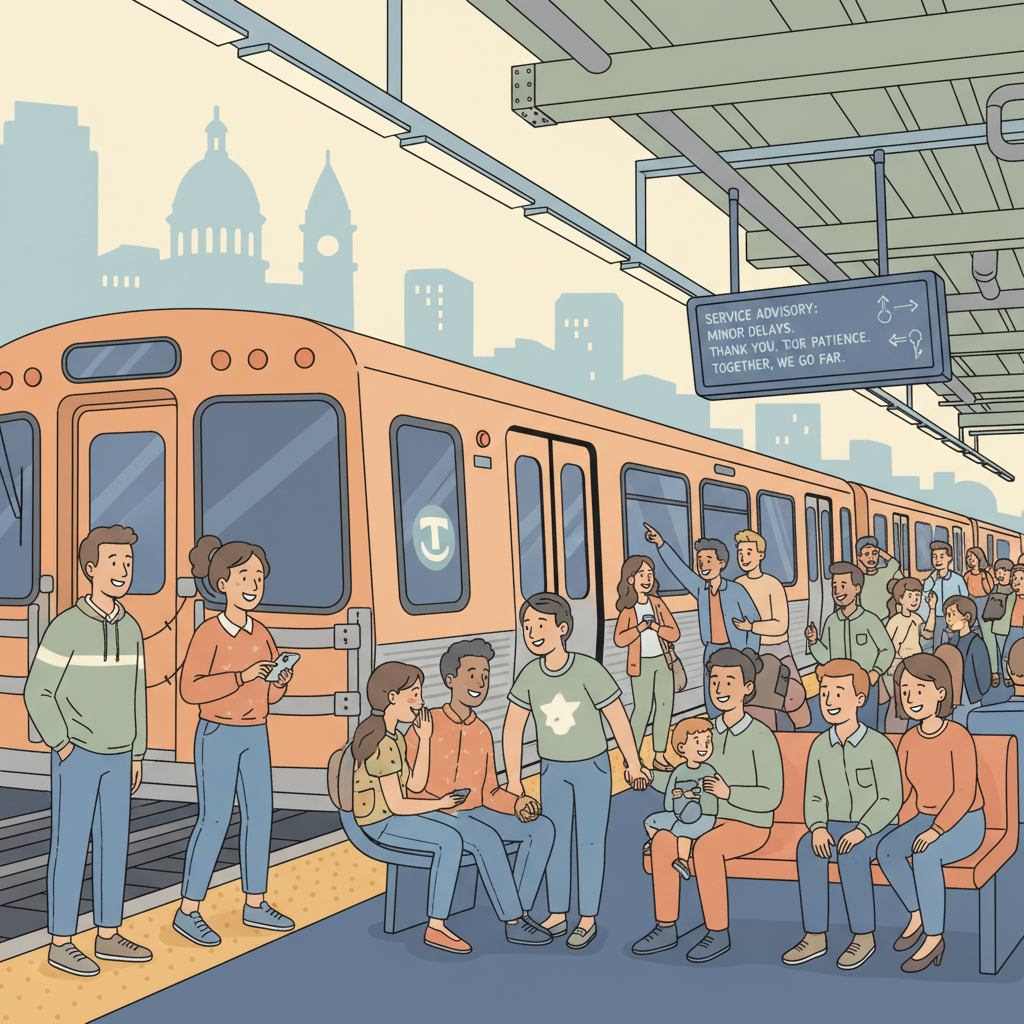 Boston Orange Line Adapts After Brief Delay