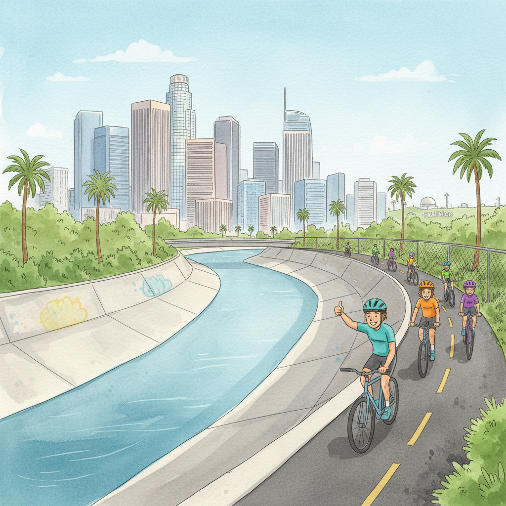 LA River Bike Path Takes Shape With Community Input