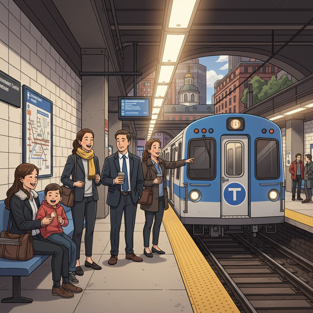 Boston Blue Line Delay Cleared, Service Restored