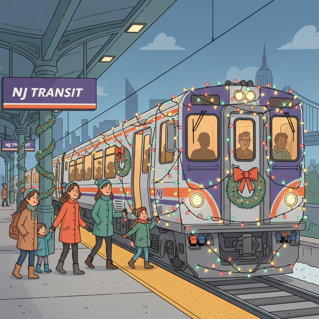 NYC-NJ Santa Train Brings Holiday Joy to Riders