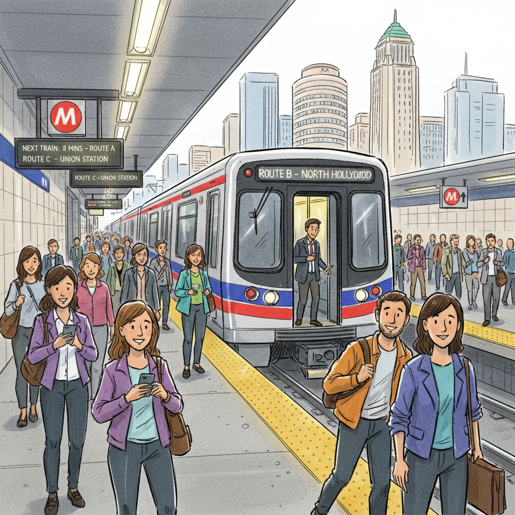 L.A. Metro Hits 1 Million Daily Riders Again