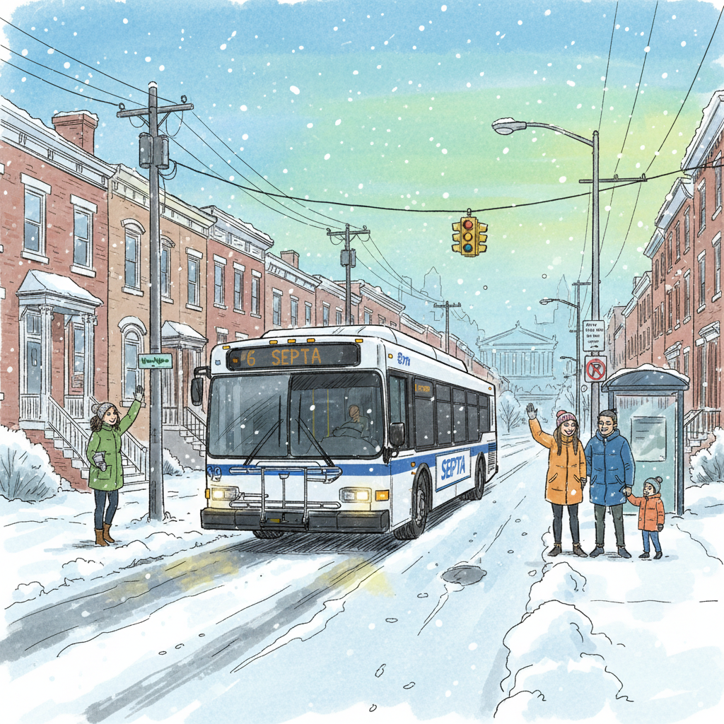 Philadelphia SEPTA Keeps Moving Through Winter Cleanup