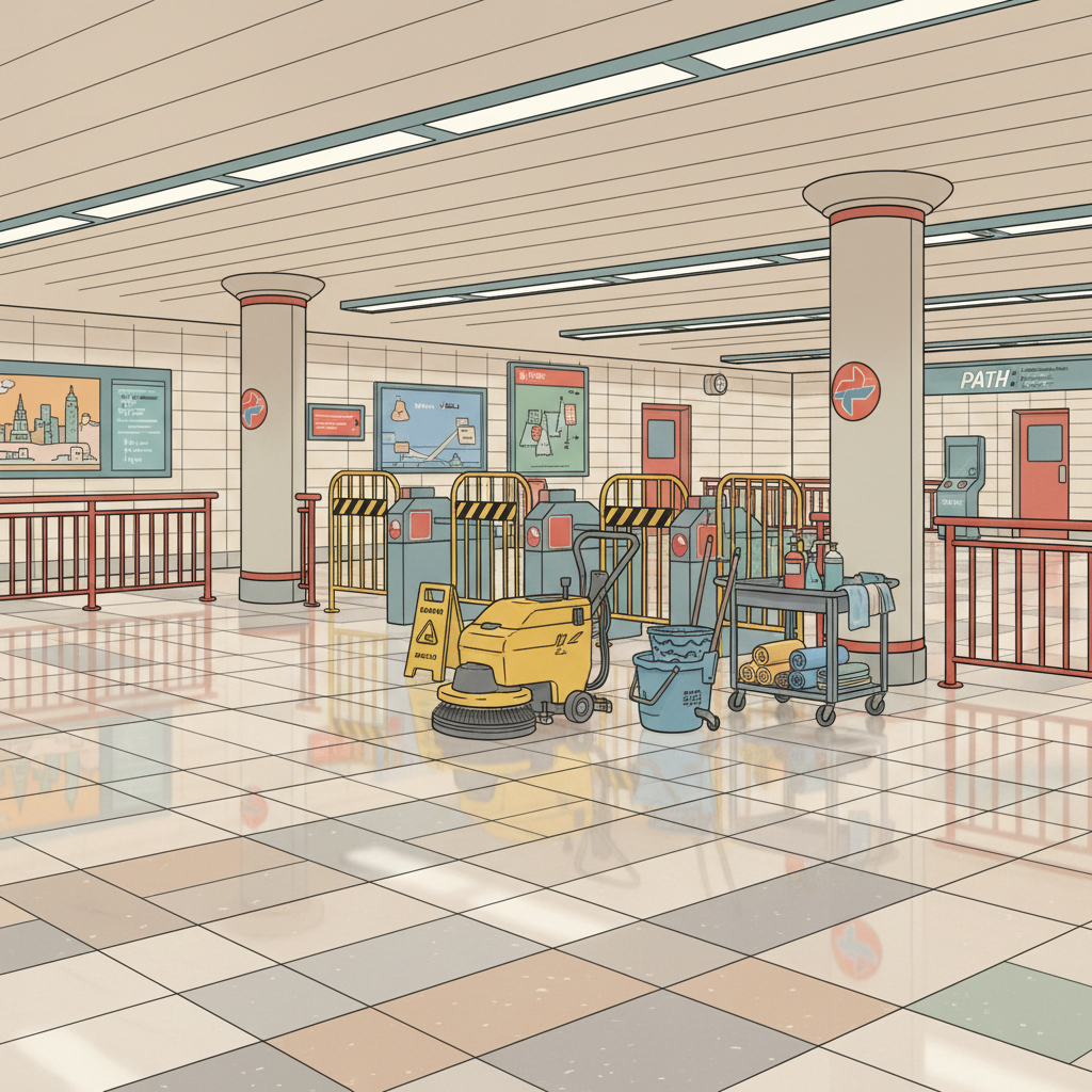 NYC PATH Keeps JSTC Clean With Nightly Maintenance