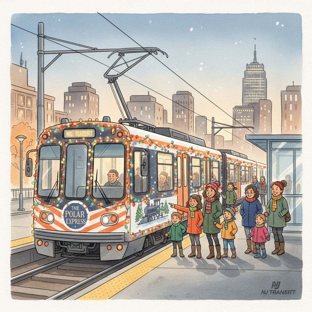 NYC-NJ Transit Brings Holiday Magic to Families
