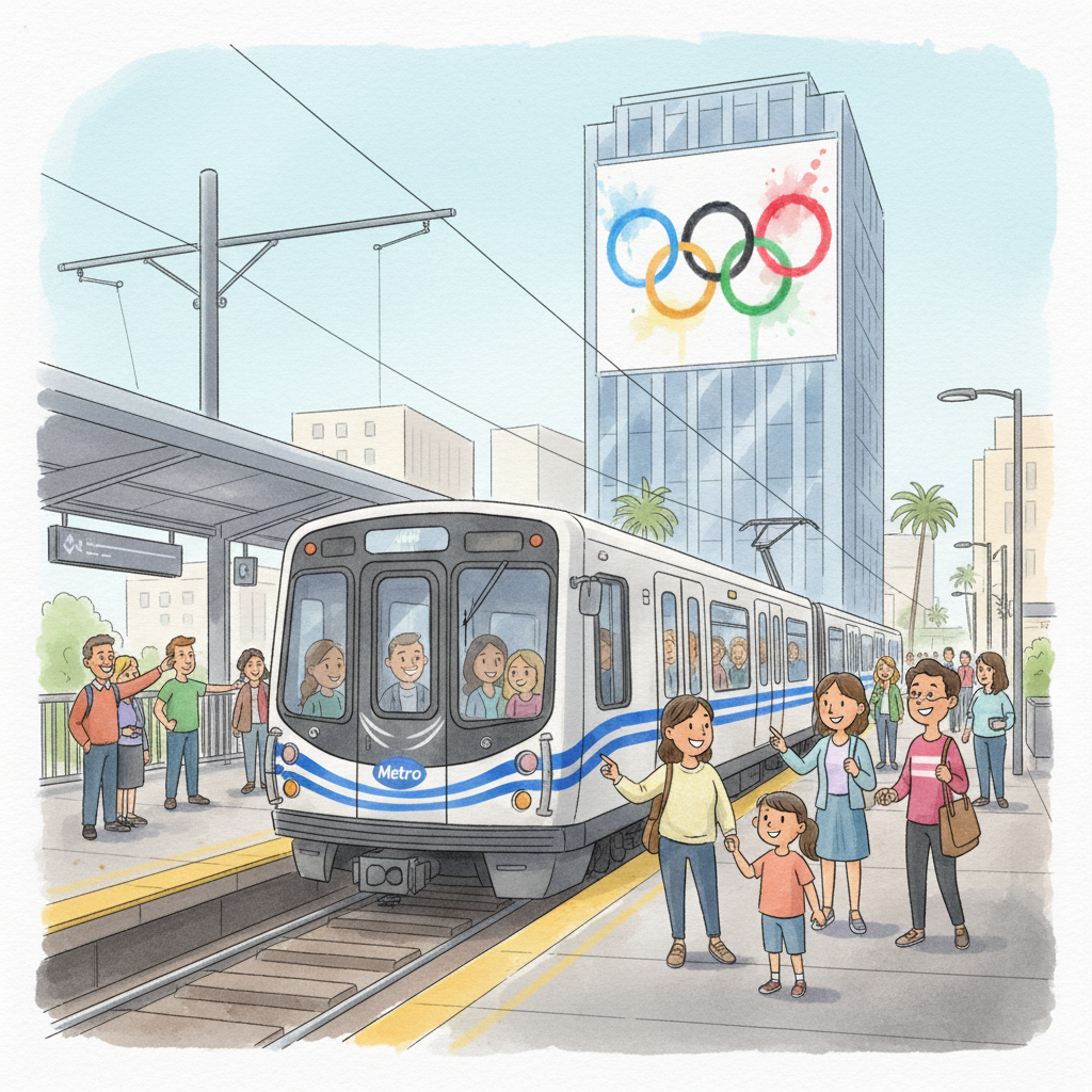 LA Metro Prepares Transit for 2028 Olympics