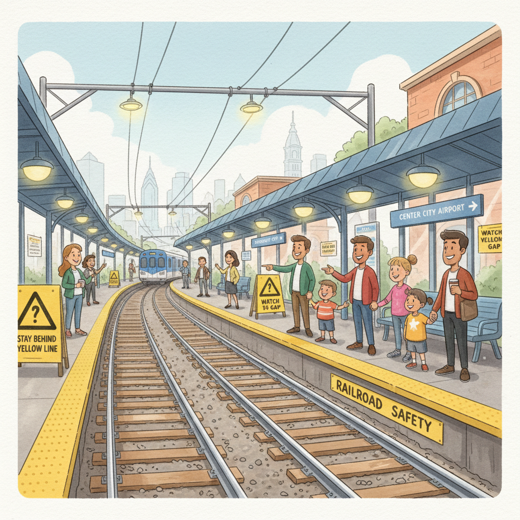 Philadelphia SEPTA Urges Safe Selfies, Not Track Photos