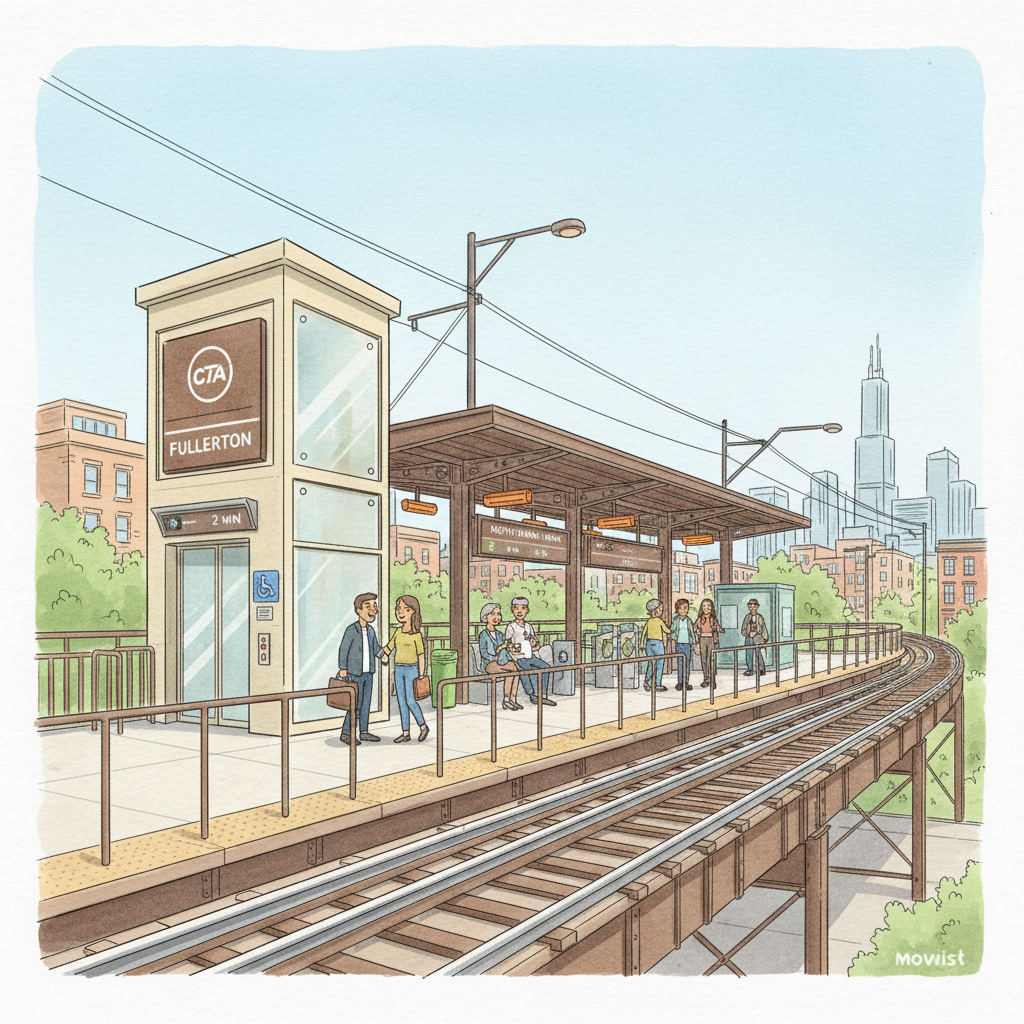 Chicago CTA Works to Restore Damen Station Access