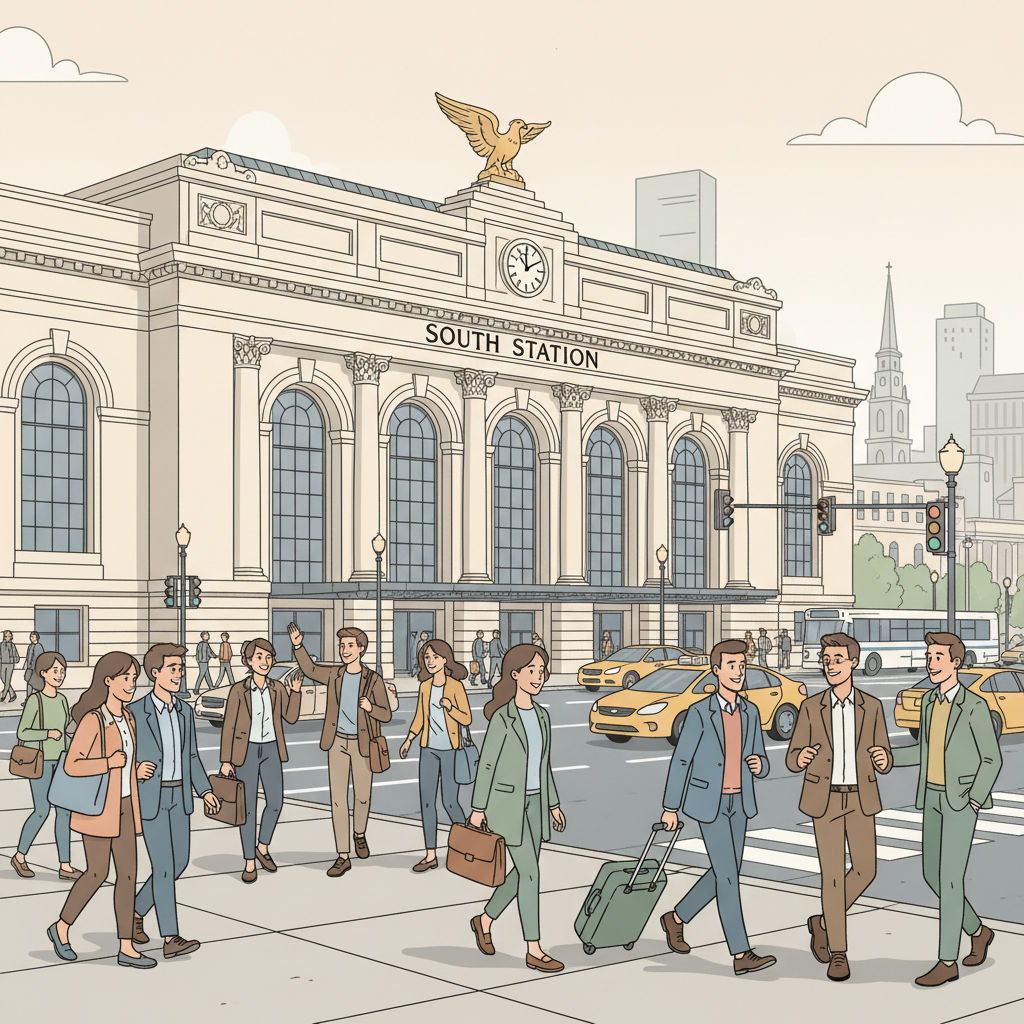 Boston Water Main Break — Repairs Underway at South Station