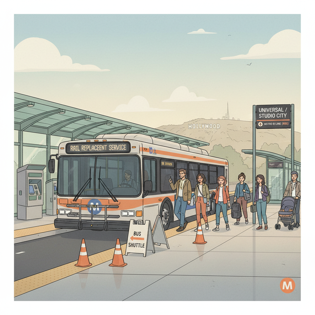 LA Metro A Line Adapts Service for Track Upgrades