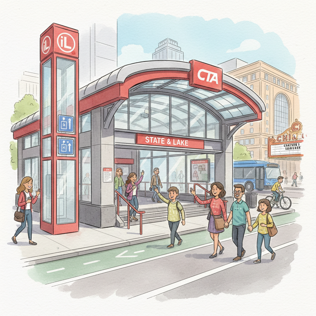 Chicago Sox-35th Elevator Out — Repairs Underway