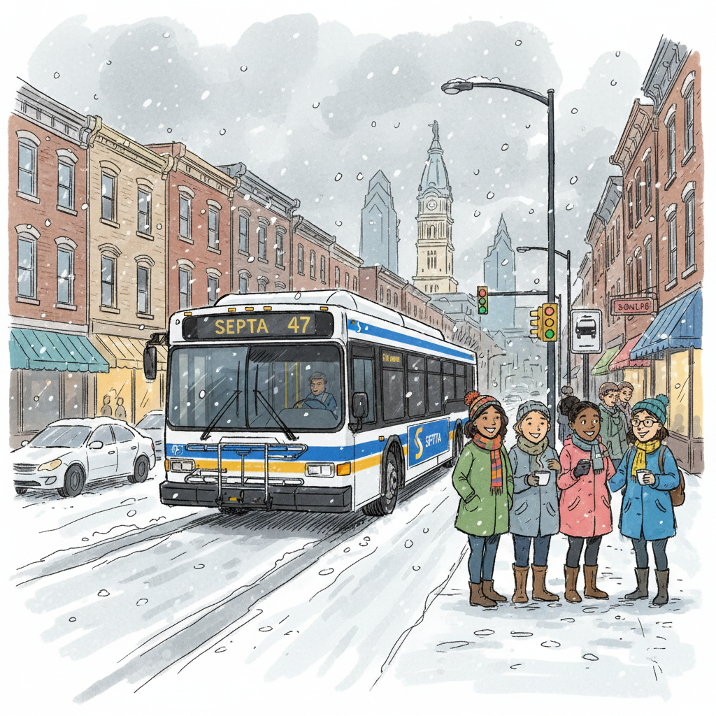 Philadelphia Transit Preps for Sunday Snow