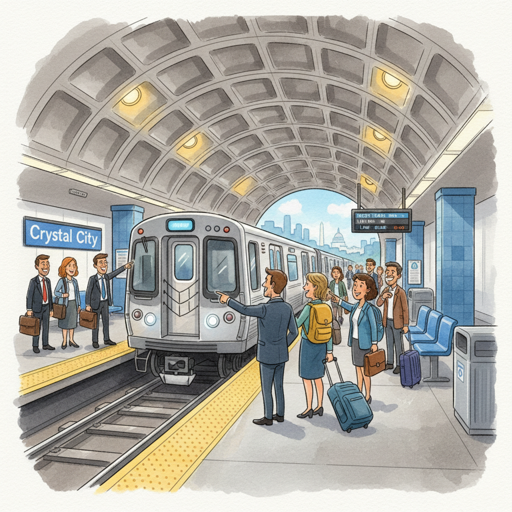 DC Metro Upgrades Crystal City Access This Spring