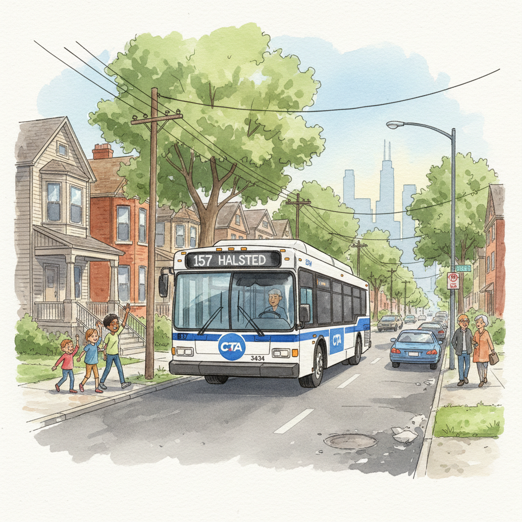 Chicago Route 75 Detours — Service Adapts to Blockage