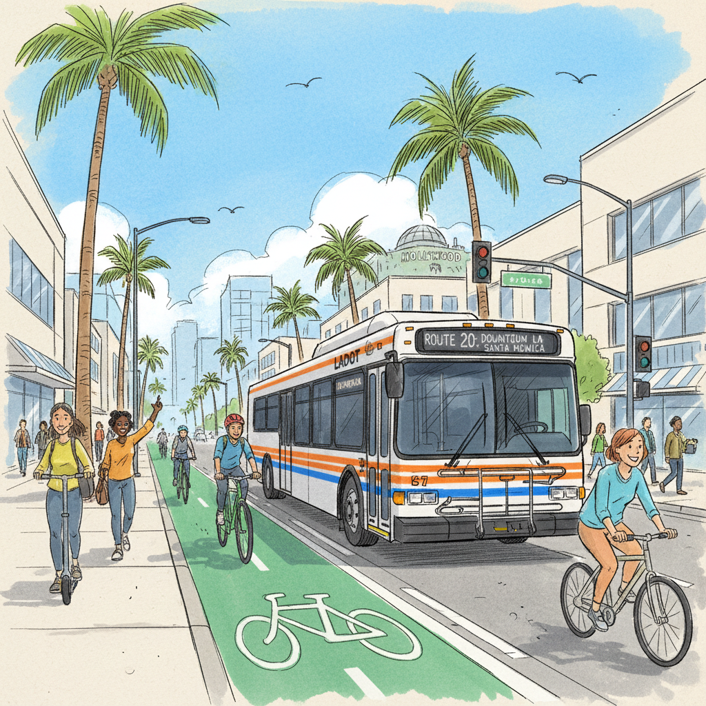 LA Celebrates Year of Safer Streets in New Series