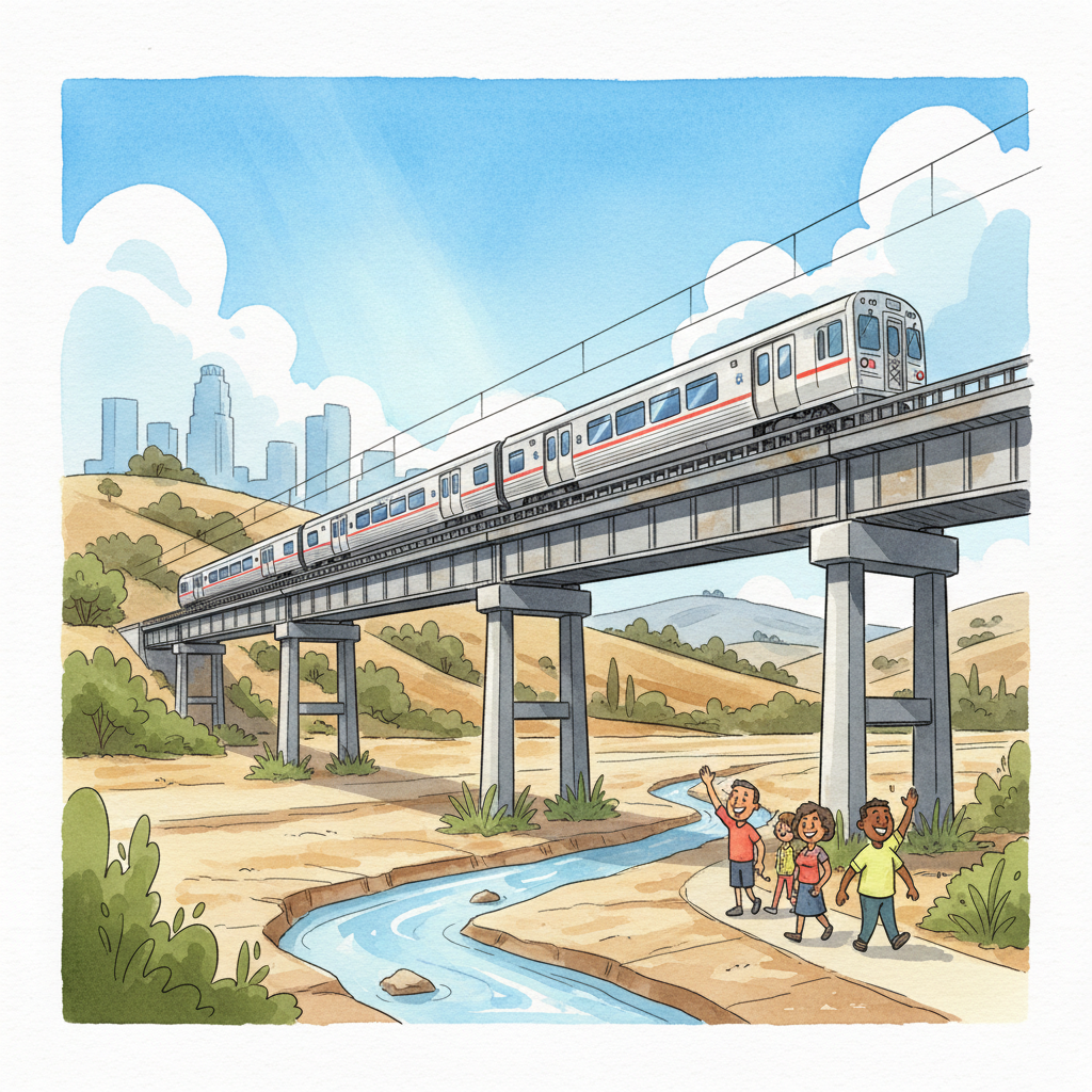 LA's New Rail Bridge Brings Safer, Faster Service