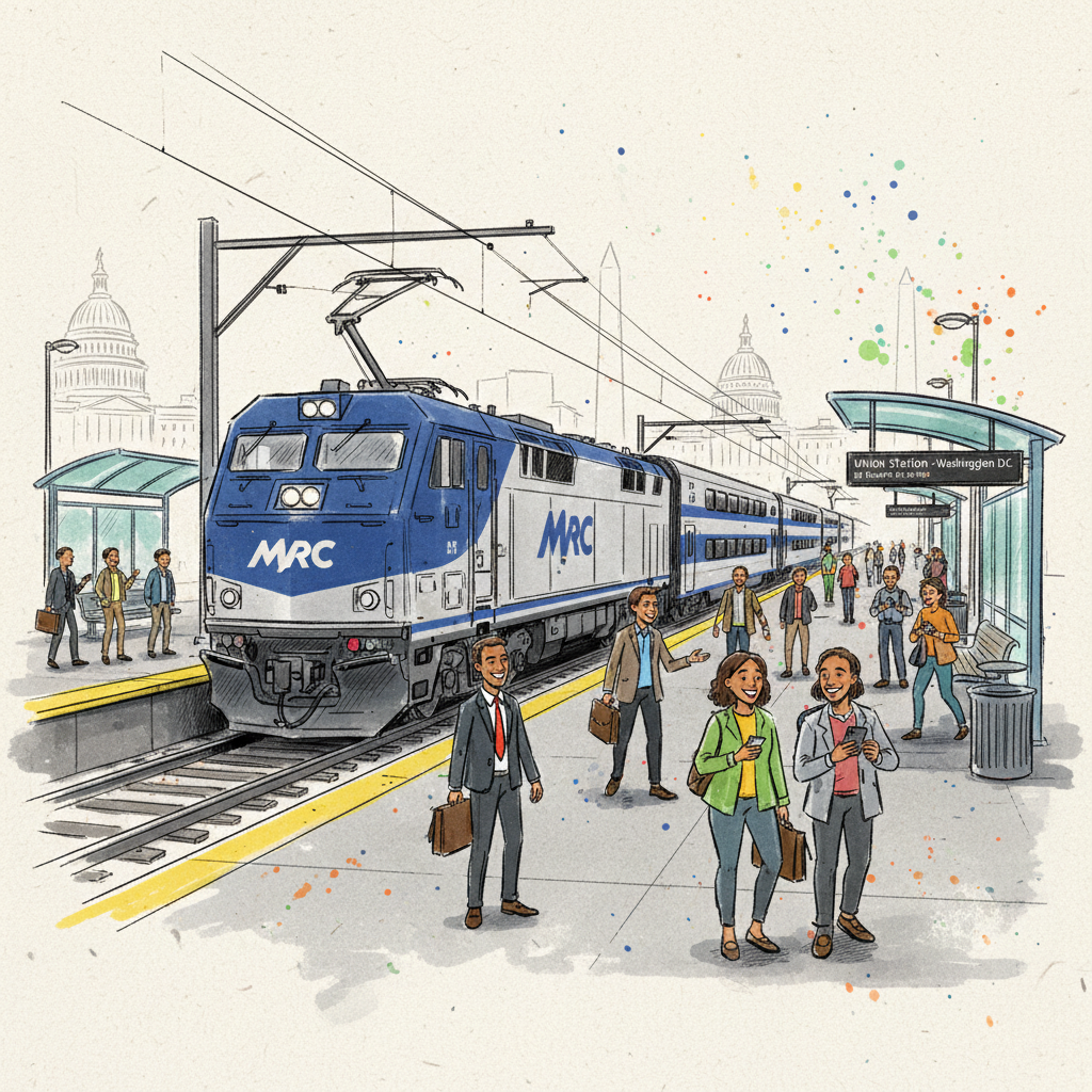 MARC Train 520 Delayed — Riders Adapt on Penn Line