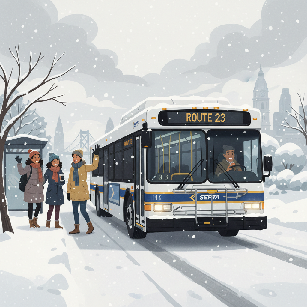 Philadelphia Suburbs Restore Transit After Snow