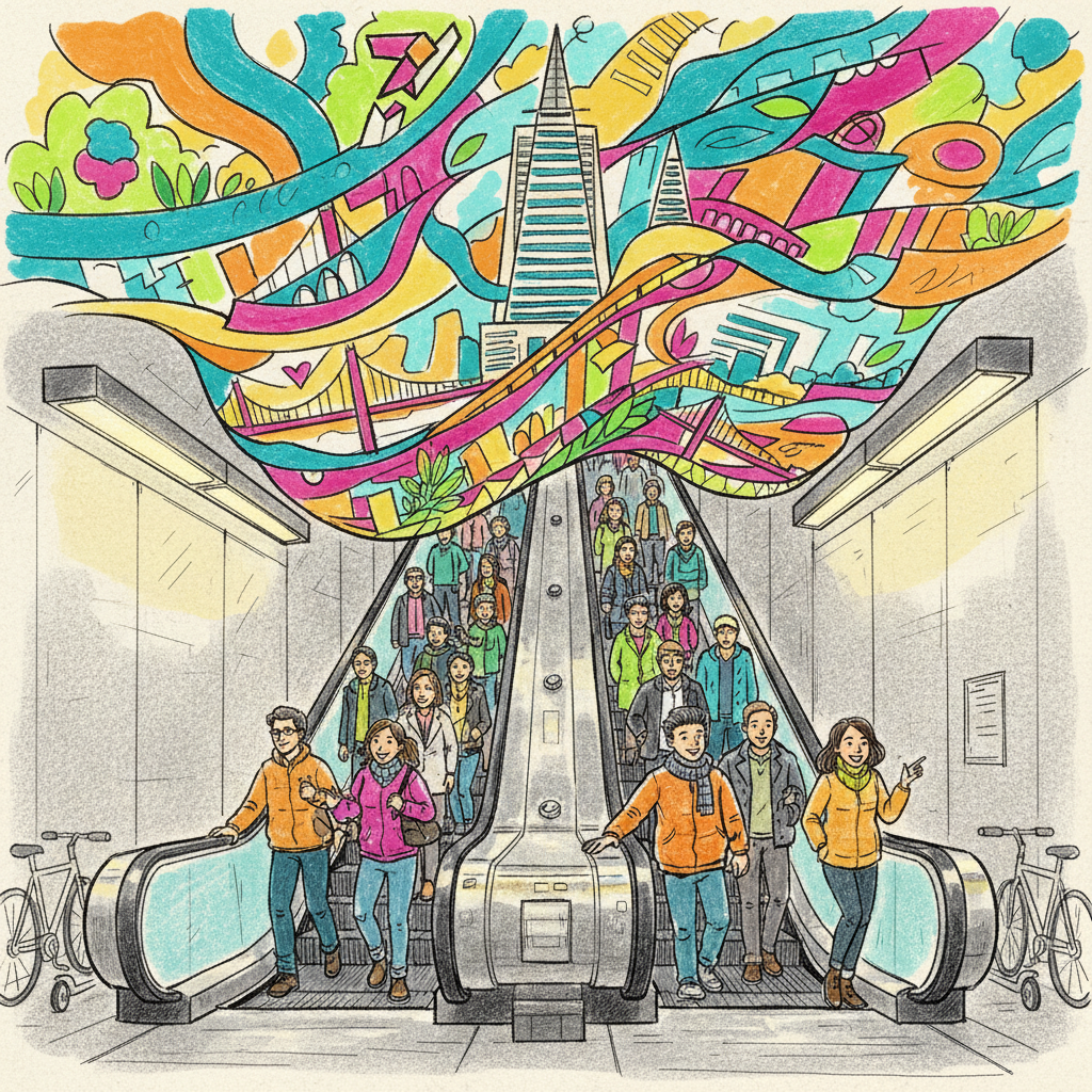 SF BART Transforms Stations Into Art Galleries